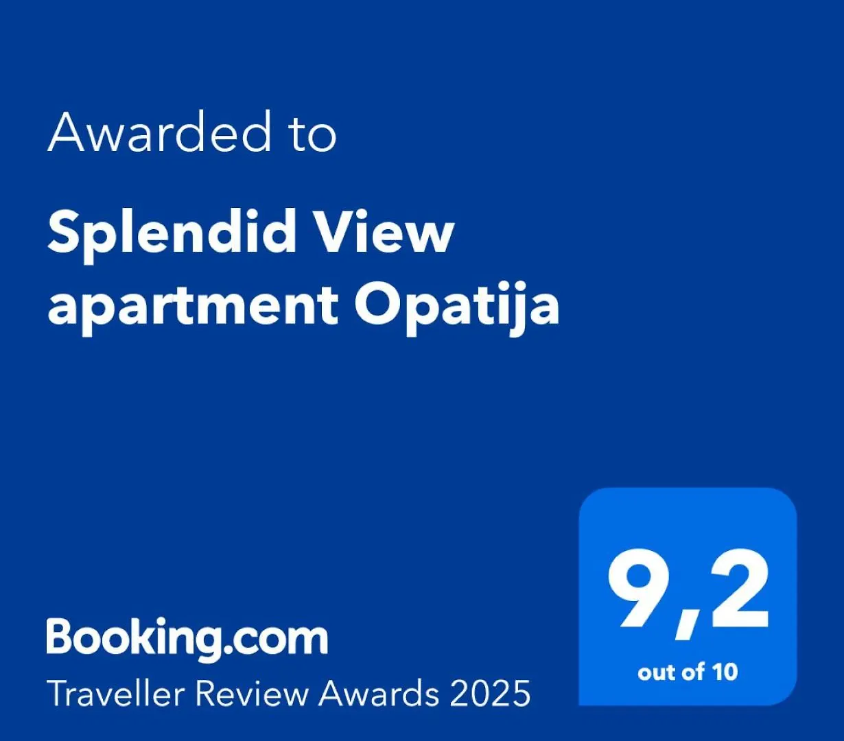 Splendid View Apartment Opatija